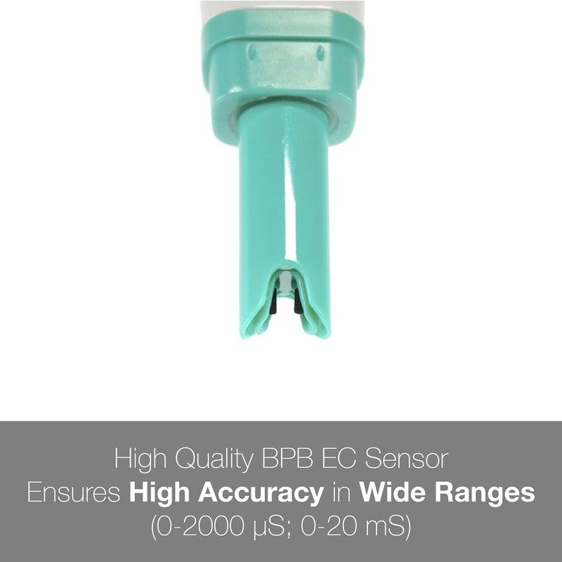 Apera Instruments مجموعة اختبار الجيب لموصلية Apera Instruments Value Series EC20، دقة Â±1% F.S في 0 إلى 20 مليلتر/سم، مستشعر BPB - Image 3